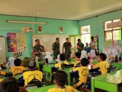 Kodim 1001/HSU-BLG Perkenalkan Metode Gasing: Pembelajaran Matematika Menyenangkan
