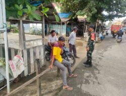 Babinsa Koramil 1001-07/Amuntai Tengah Jalin Keakraban dengan Warga Binaan