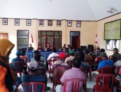 Babinsa Pos Ramil Tanah Miring Terima Pengarahan Dari Dansatgas Pangan Kab. Merauke