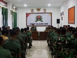 Berikan Jam Komandan, Ini Yang Disampaikan Danrem 182/JO