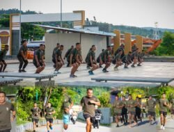 Prajurit Korem 182/JO Lakukan Pembinaan Jasmani di Sport Center Norten Mareh