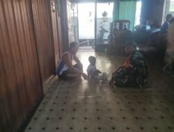 Koramil 1005-01/Bakumpai Berikan Bantuan Nutrisi kepada Anak Penderita Stunting di Barito Kuala
