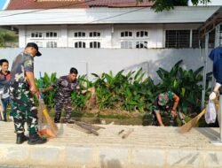 Kegiatan Gotong Royong Koramil 0909-01 Sangatta Sukses