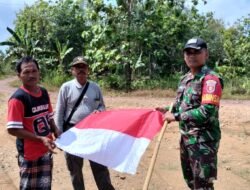 Komsos Babinsa Astambul, Perkuat Nilai Kejuangan dan Cinta Tanah Air