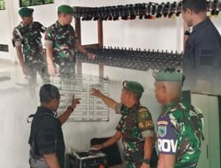 Pawas Korem 182/JO Periksa Gudang Senjata dan Munisi