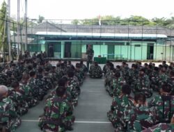 Kodim 1005/Barito Kuala Gelar Upacara Bendera Dilanjutkan Jam Komandan