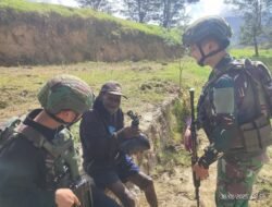 Satgas Yonif 614/RJP Anjangsana dengan Tokoh Agama di Desa Bagi, Lanny Jaya