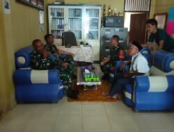 Danramil 06/Teunom Kodim 0114/Aceh Jaya Laksanakan Sosialisasi Penerimaan Calon Secata PK di Desa Panton