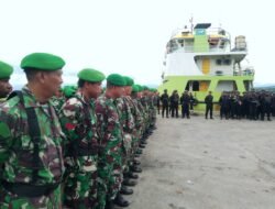Kodim 1801/Manokwari Ikuti Apel Gelar Pasukan HUT Pekabaran Injil Ke-170
