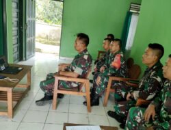 Prajurit Kodim 1003/HSS Ikuti Rapat Koordinasi dan Sosialisasi Aplikasi Satgas Swasembada Pangan