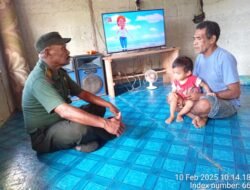 Pasi Bin Komsos Korem 182/JO Anjangsana ke Tokoh Masyarakat di Kampung Kiat Fakfak