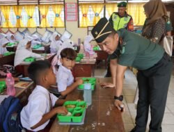Pastikan Program Prioritas Presiden RI Wujudkan Golden Age, Dandim 0105/Abar Tinjau Pelaksanaan MBG di SDN 14 dan SD 25 Johan Pahlawan