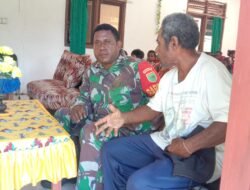 Babinsa Manokwari Utara Selalu Jaga Hubungan yang Lebih Baik dengan Warganya