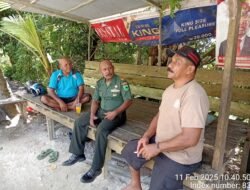 Anjangsana Pasi Bin Komsos Korem 182/JO di Kampung Sekru Tuare