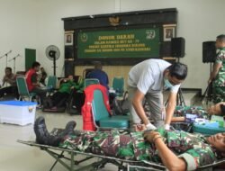 Sambut HUT Persit Ke-79, Kodim 1801/Manokwari Gelar Aksi Sosial Donor Darah