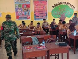 Prajurit TNI AD Selalu Konsisten dalam Mengawal Pendistribusian Makanan Bergizi Gratis di Sekolah