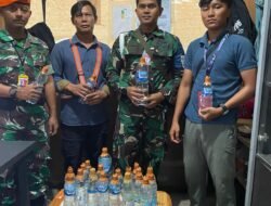 Marak Beredar, Satgas Kopasgat Kembali Amankan Temuan Miras Jenis Cap Tikus (Ct) Dan Fermipan Di X-RAY Cargo Trigana Air Sentani Jayapura.