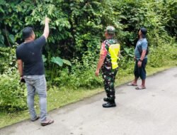 Sosialisasi Larangan Membakar Hutan Disampaikan Babinsa Koramil 01/Sungaimas Kodim 0105/Aceh Barat kepada Warga