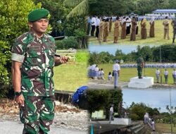 Upacara 17-an Dandim 1811/Teluk Wondama Memimpin di SMA Negeri 1 Wondama