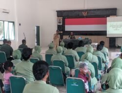 Prajurit Kodim 1801/Manokwari Dan Persit KCK Cabang XII Terima Penyuluhan dan Jalani Pemeriksaan HIV/AIDS