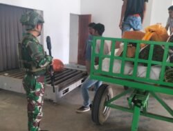 Laksanakan Random Checking, Satgas Kopasgat Bekerja Sama dengan Pihak KP3 dan UPBU Bandara Douw Aturure Nabire