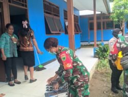 Kodim 1801/Manokwari Tunjukkan Komitmennya dalam Pendistribusian Makanan Bergizi Gratis di Sekolah