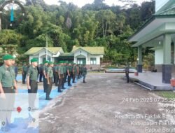 Apel Pagi, Kasrem 182/JO: Dilarang Bermain Judi Online