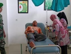Untuk Meningkatan Pelayanan Kesehatan Bagi Masyarakat Binaan, Babinsa Koramil 1509-04/Maffa Dampingi Pelayanan Kesehatan