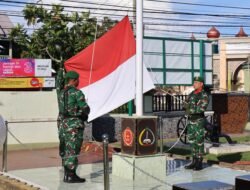 Upacara Bendera di Kodim 0105/Abar, Ws. Kasdim Ingatkan Prajurit Jangan Tinggalkan Puasa
