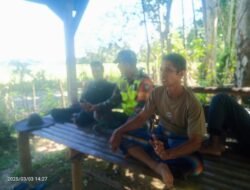 Serma Muklasin Babinsa Koramil 01/Sungaimas Laksanakan Komsos bersama Warga Binaan