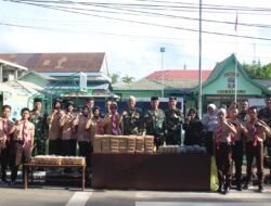 Kodim 1001/HSU-BLG Gelar Pembagian Takjil untuk Berbuka Puasa di Hulu Sungai Utara