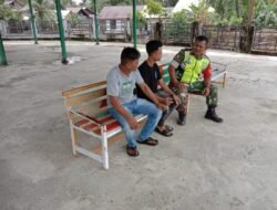 Koptu Edi Purwoto Babinsa Koramil 01/Sungaimas Laksanakan Komsos bersama Warga Binaan