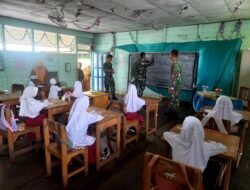 Babinsa Amuntai Tengah Berikan Pelajaran Matematika dengan Metode Gasing
