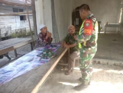 Babinsa Koramil 01/Sungaimas Laksanakan Komsos Bersama Tokoh Agama dalam Bulan Suci Ramadhan