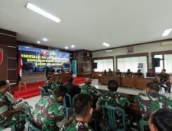 Tim Verifikasi Korem 101/Antasari Kunjungi Kodim 1010/Tapin Menjelang Serah Terima Jabatan Dandim