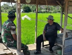 Babinsa Melaksanakan Komunikasi Sosial dengan Pok Tani Udep Sare