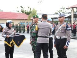 Kasdim 1005/Batola Hadiri Apel Gelar Pasukan Operasi Ketupat Intan 2025