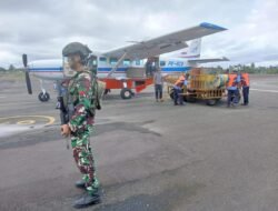 Libur Lebaran Sebentar Lagi, Satgas Kopasgat Pamtas RI-PNG Kewilayahan Pos Tanah Merah Memperketat Keamanan di Bandar Udara Tanah Merah