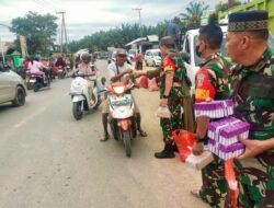 Bulan Penuh Berkah, Koramil 0909-03/Muara Wahau Berbagi Takjil