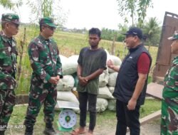 Dandim 0105/Abar dan Pimcab Perum Bulog Meulaboh Tingkatkan Kesejahteraan Petani