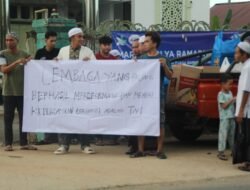 Warga Amuntai Gelar Aksi Dukung Pengesahan RUU TNI