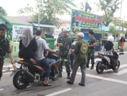 Kodim 1001/HSU-BLG Berbagi Takjil Gratis di Hari ke-25 Puasa