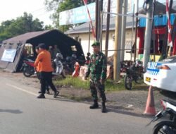 Jajaran Kodim 1005/Barito Kuala Laksanakan Pengamanan Arus Mudik Idul Fitri