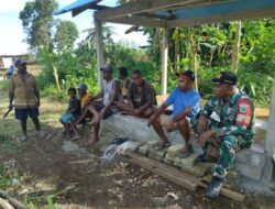 Babinsa Koramil 1801-01/Manokwari Himbau Warganya untuk Jaga Kamtibmas Kampung
