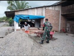 Sinergi Babinsa dan Masyarakat, Perkuat Semangat Gotong Royong
