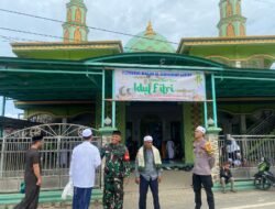 Jajaran Kodim 1004/Kotabaru Lakukan Pangamanan Sholat Idul Fitri 1446 H