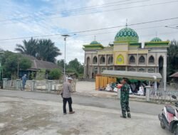 Pengamanan Sholat Idul Fitri Dilakukan Anggota Kodim Tapin