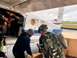 Jelang Penyambutan Kepala Daerah Kabupaten Yahukimo yang Telah di Lantik Satgas Kopasgat Turut Serta dalam Pelaksanaan Pengamanan di Wilayah Yahukimo