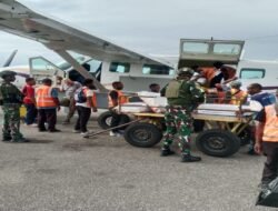 Personil Kopasgat Kembali Melaksanakan Pengecekan dan Pemeriksaan di Area Bandara Nop Goliat Dekai Pasca Idul Fitri 1446 H
