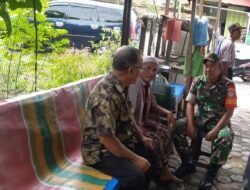 Komsos Babinsa Kodim 0114/Aceh Jaya di Wilayah Binaan